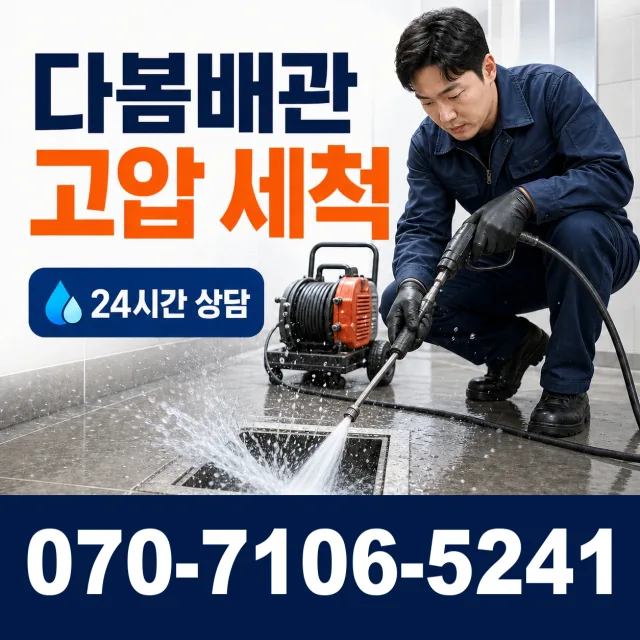 전남광주 영암군 학산면 신덕길 하수구막힘뚫기 상담 이미지 4